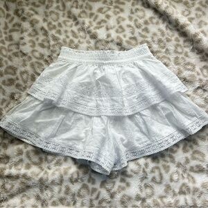 Altard State White Eyelet Skort